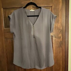 Maurice’s quarter zip womens v-neck dress shirt